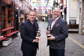 John Kelly, chief executive Belfast Distillery Company and Mark Johnston, new head of sales and marketing
