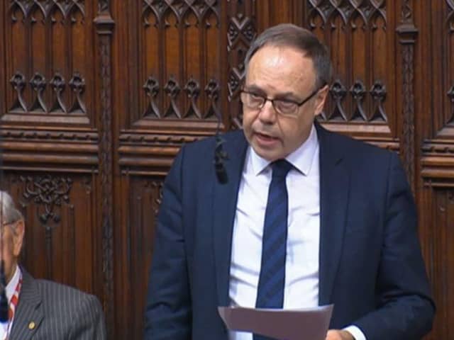 DUP peer Lord Dodds has said the government had no choice in whether or not it could introduce animal welfare legislation in NI - and it should be open and transparent that it cannot do that because of the Windsor Framework.