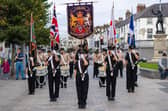 Lisburn Fusiliers Flute Band putting on a show during a previous Lisburn Tattoo in the city centre.