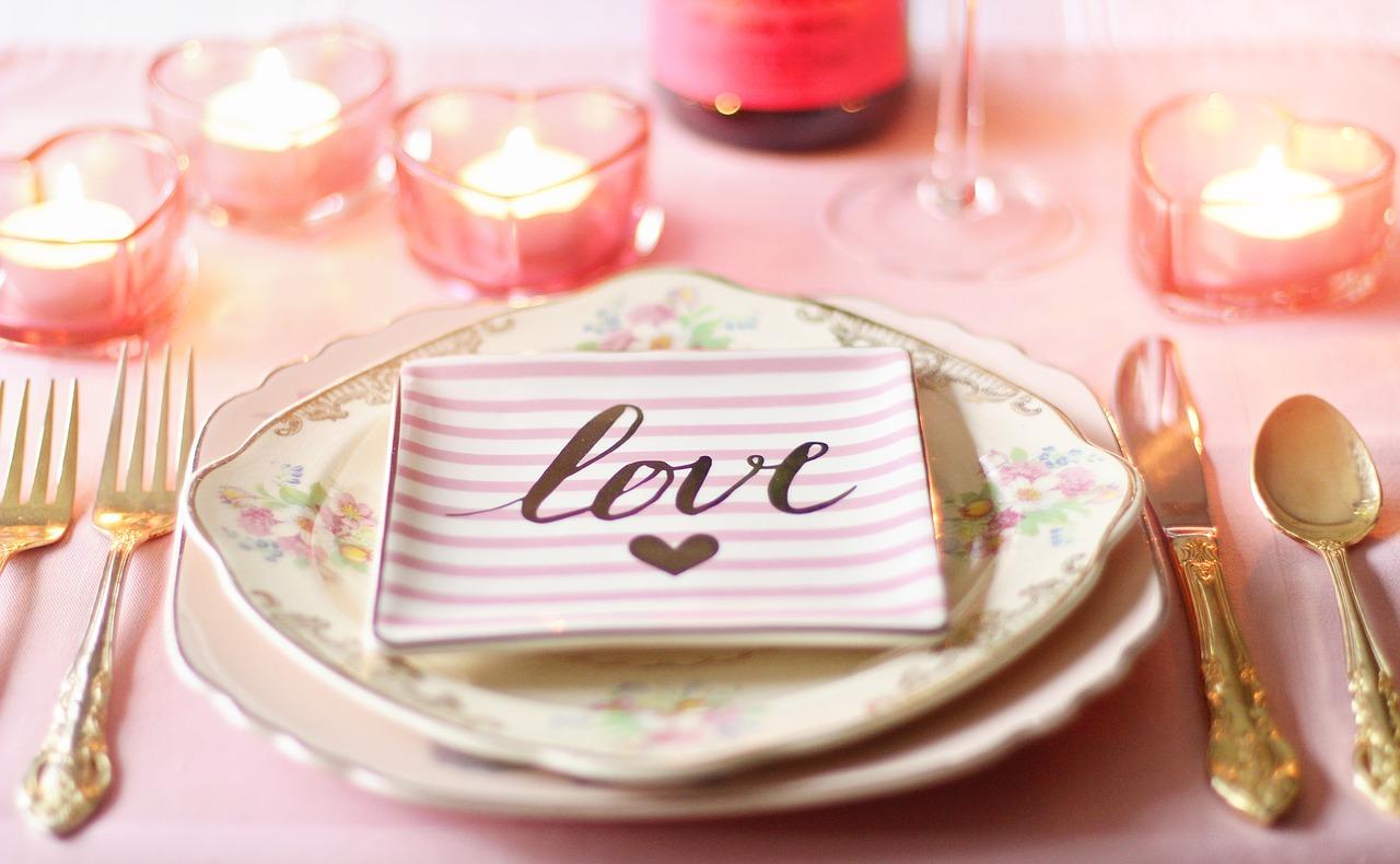 Valentine's Day preparations.