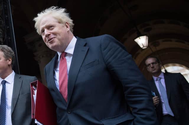 Boris Johnson, seen above in 2020, has now left parliament in true Trumpian fashion. Tidying up the mess he made ​will undo nationalist claims that the UK, and Northern Ireland within it, are failed states. Photo: Stefan Rousseau/PA Wire