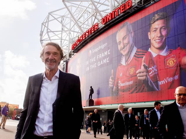 Sir Jim Ratcliffe during a March visit to Manchester United's Old Trafford. (Photo by Peter Byrne/PA Wire)