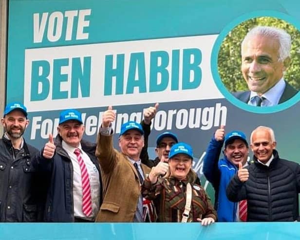 A delegation of TUV members is canvassing for ex-MEP Ben Habib as he fights to secure the Westminster seat  in the Wellingborough by-election in Northamptonshire.