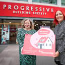 Progressive Building Society has partnered with not-for-profit organisation Co-Ownership to broaden its range of mortgage products to include a no deposit option. Pictured are Glynis Hobson, director of customer services at Co-Ownership and Jane Millar, head of lending and savings at Progressive Building Society