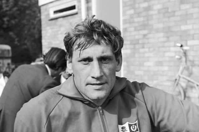 Willie John McBride, a member of the British Lions rugby team that toured Australia and New Zealand in 1971. (Photo by Reg Speller/Fox Photos/Hulton Archive/Getty Images)