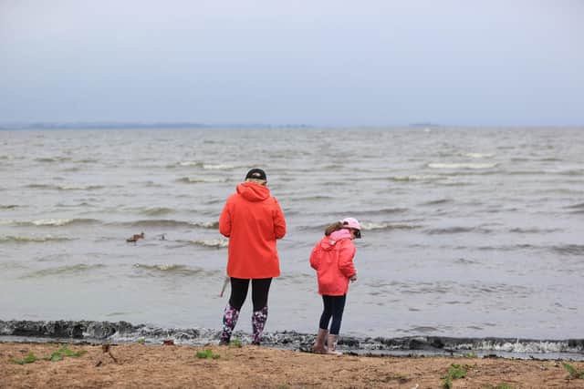 The Lough Neagh shore at Ballyronan beach. The Northern Ireland government was warned against proposals to build a nuclear power station beside Lough Neagh, archive files show.
