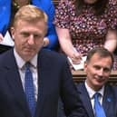 Deputy Prime Minister Oliver Dowden during Prime Minister's Questions in the House of Commons, London. Picture date: Wednesday May 17, 2023.