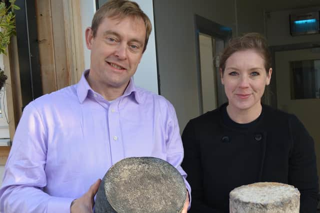 Kevin and Julie Hickey of Dart Mountain Cheese in the Sperrins which won gold and silver in the World Cheese Awards and are planning to expand the business