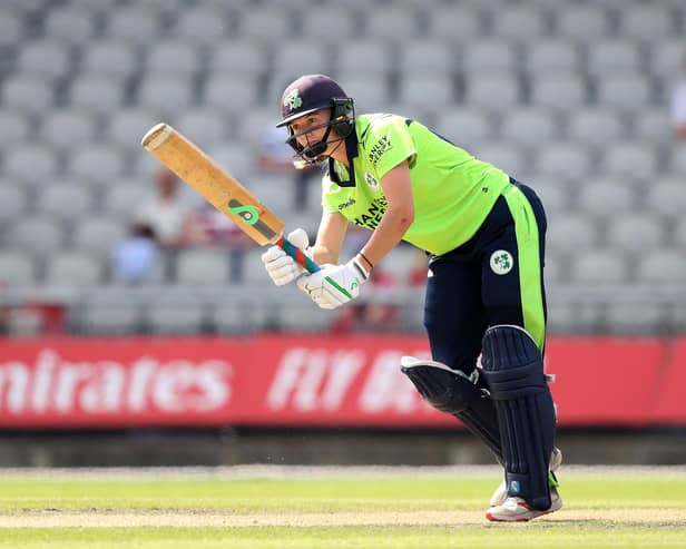 Gaby Lewis was in excellent form as Ireland Women claimed a historic series vicrory over Pakistan. (Photo by Jan Kruger/Getty Images)