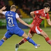 Larne midfielder Leroy Millar reflected on Tuesday night's 2-0 win against Cliftonville at Solitude