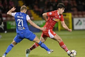 Larne midfielder Leroy Millar reflected on Tuesday night's 2-0 win against Cliftonville at Solitude