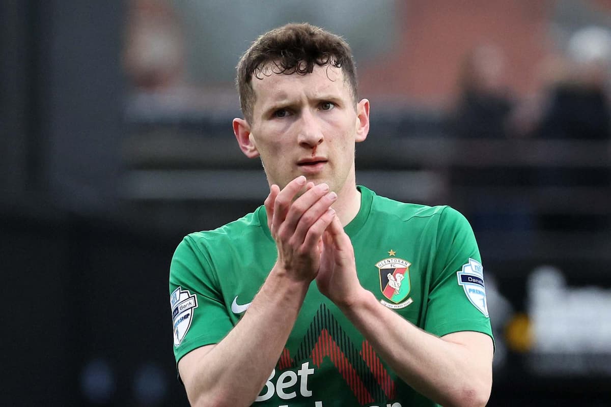 Bobby Burns keen to continue relationship with the east Belfast community after signing new deal at Glentoran