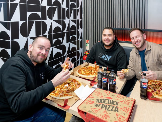 New Pizza Hut restaurant in Bangor has enjoyed a phenomenal start, selling more than 15,000 pizza slices within just two weeks of opening