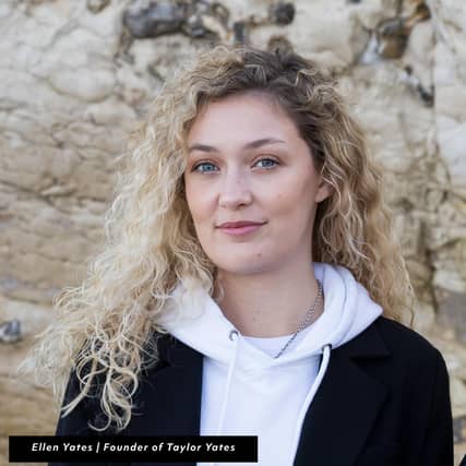 Ellen Taylor, founder of Taylor Yates, a pioneering fashion brand based in Bushmills