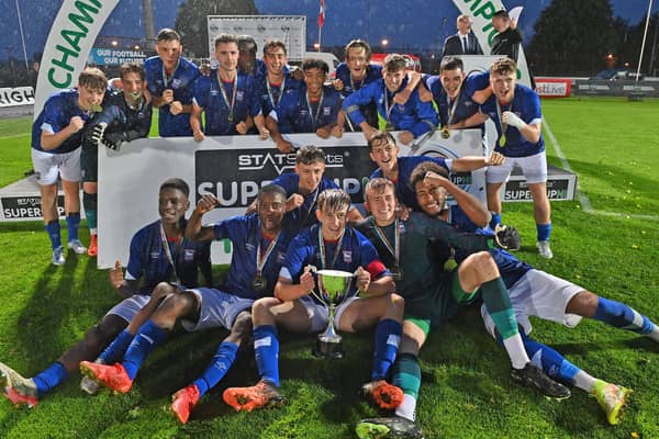 Ipswich won the SuperCupNI Premier final after beating Co Antrim at Ballymena Showgrounds in 2022.
