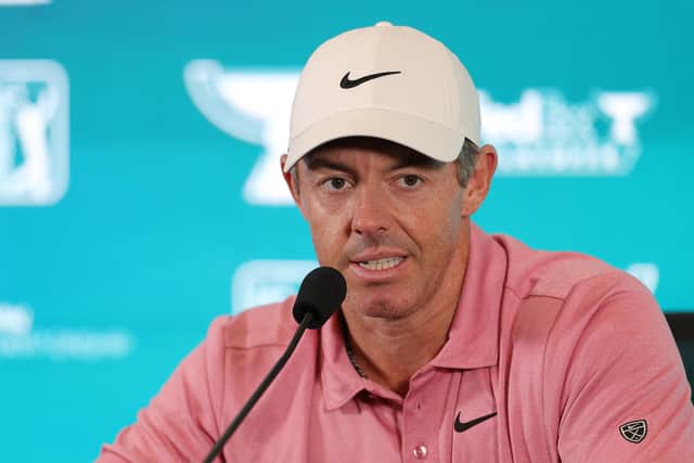 Lee Westwood has hit back at comments made by Rory McIlroy. (Photo by Alex Slitz/Getty Images)