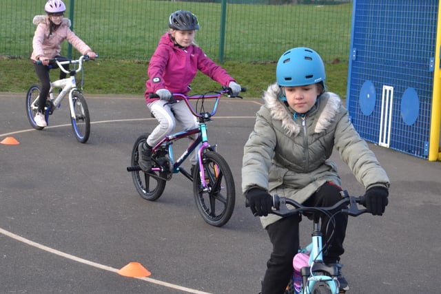 Year five pupils at Fairfield Endowed Junior School took part in the Bikeability scheme to help keep them safe on the roads