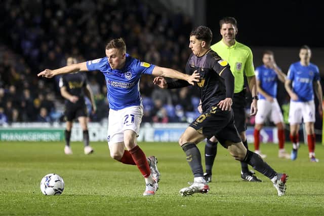 Pompey fell to defeat to Charlton tonight.  Picture: Robin Jones