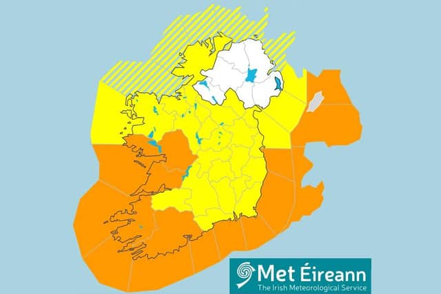 Met Eireann forecast