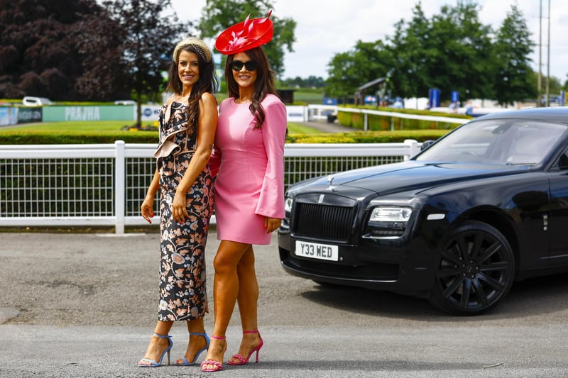 Day 2 at Down Royal Racecourse - Sisters Bronagh and Grainne McCoy pictured at Down Royal.Photo by Phil Magowan / Press Eye