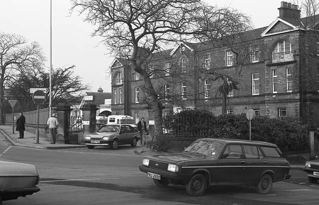 The old hospital site was on Holywell Street at the bottom of what is the Donut roundabout today

Picture By Brian Davies