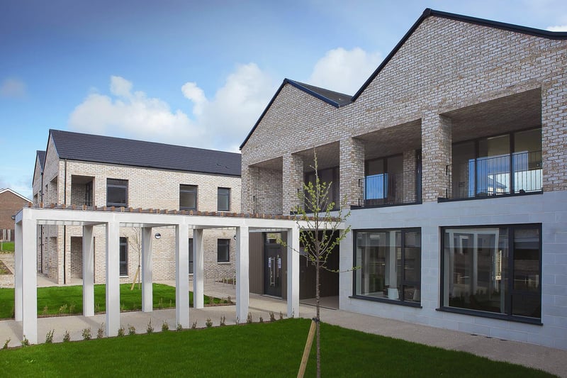 Moylinney Court, Newtownabbey – Social housing scheme for the elderly Newtownabbey by Hall Black Douglas Architects. Credit Mervyn Black