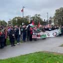 Palestine solidary rally in Londonderry - 29 October 2023