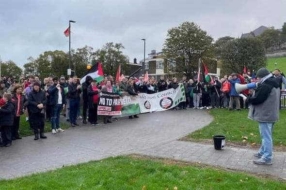 Speaker at a pro-Palestine rally in Londonderry says ​'We understand living under occupation'
