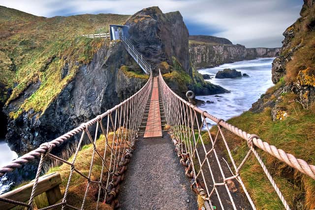 These days the Carrick-a-Rede Rope Bridge is well reinforced so those anxious about making the crossing need not be anxious