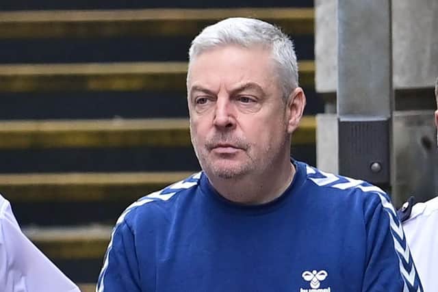 Christopher O’Kane at a previous court hearing. O'Kane is accused of possessing two mobile phones for use in terrorism and having documents likely to be useful to terrorists - namely the spreadsheet of names.