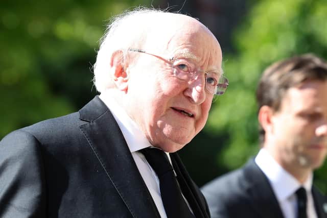 Michael D Higgins, who has been in hospital since last Thursday, experienced a ‘mild transient weakness’