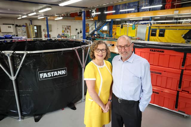 Kate and Seamus Connolly, company secretary and managing director of Antrim's Fast Engineering respectively, who are working alongside the United Nations to help prevent a humanitarian and environmental disaster in the Red Sea
