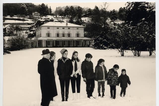 The Chaplin family in Switzerland