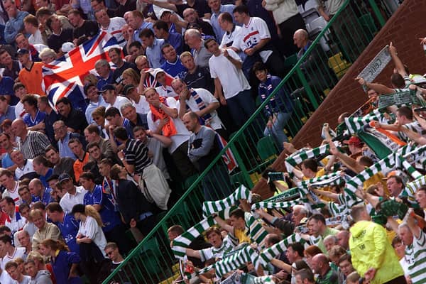 Both sets of Old Firm fans