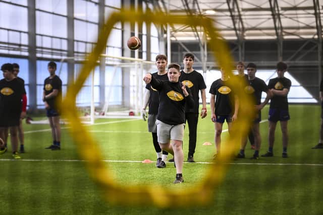 Pittsburgh Steelers held a camp in Belfast for aspiring American football players aged between 9 to 18