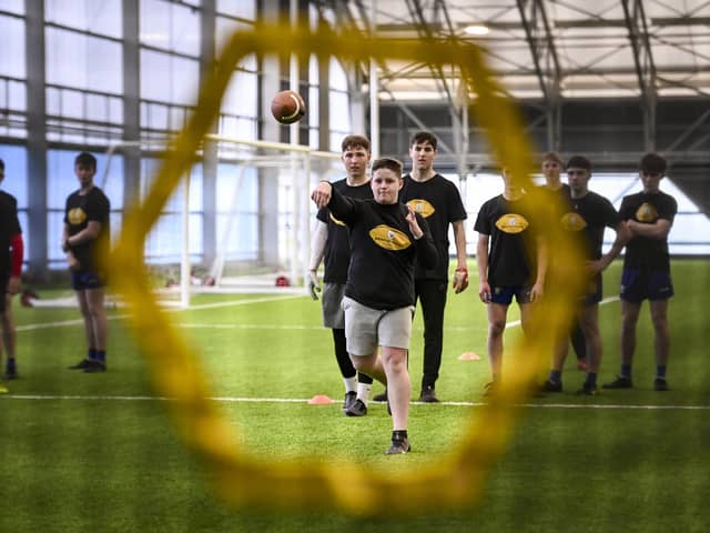 Pittsburgh Steelers held a camp in Belfast for aspiring American football players aged between 9 to 18
