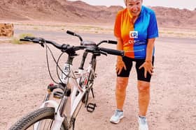 Kilkeel grandmother Maura Ward recently completed an epic cycle across the Jordan desert raising £12k for Cure Parkinson’s