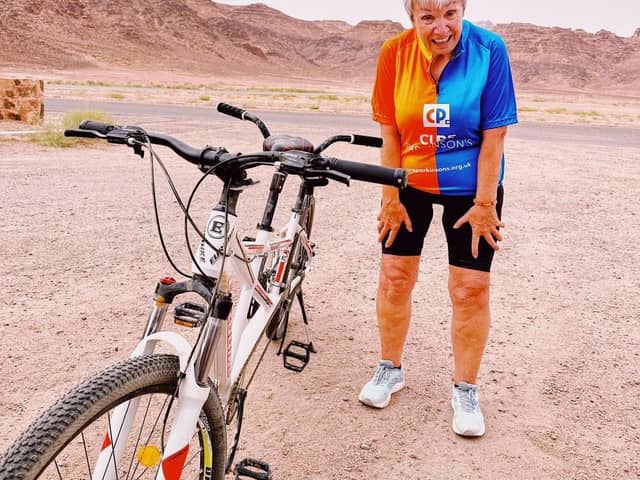 Kilkeel grandmother Maura Ward recently completed an epic cycle across the Jordan desert raising £12k for Cure Parkinson’s