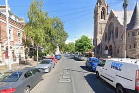 Student-heavy University Street last year failed to reach the council's 15% threshold for Irish signs, and saw pockets of opposition to the idea. After a Sinn Fein-led vote, it's now to get them anyway. Image: Google