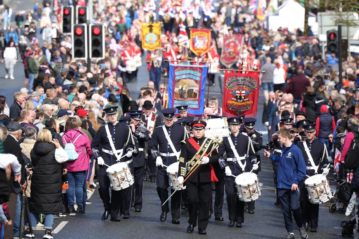 Apprentice Boys of Derry mark siege anniversary with parade in Cookstown