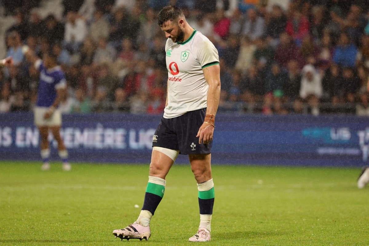 Hamstring Stretch Injury Rugby Robbie Henshaw's Rugby World Cup in balance after Ireland centre ...