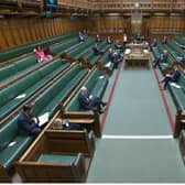 The scene in the House of Commons today, Thursday, February 1, where two motions were approved without the need for a formal vote. The motions give effect to commitments made in the UK government’s Safeguarding The Union command paper and are expected to clear the way for the DUP to end its two-year Stormont boycott