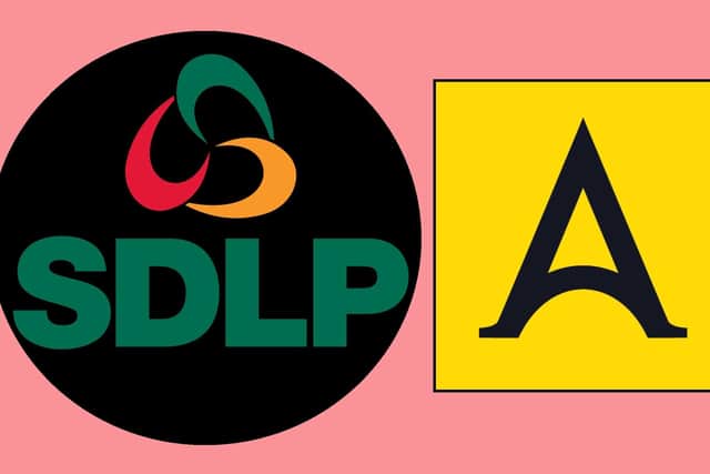 SDLP and Alliance logos