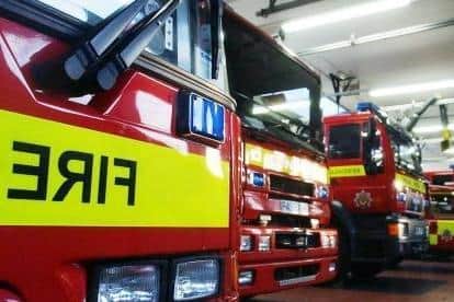 A man aged in his fifties has died following a fire at a house in Dunmurry.