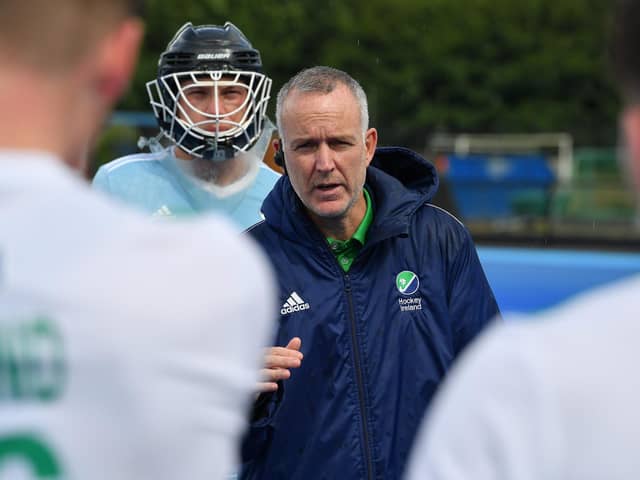 Ireland men's head coach Mark Tumilty. (Photo by Adrian Boehm)