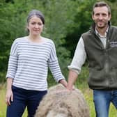 Entrepreneurs and environmentalists Stephen and Rachael McMaster of Curly Pigs, a specialist in richly flavoured cured pork