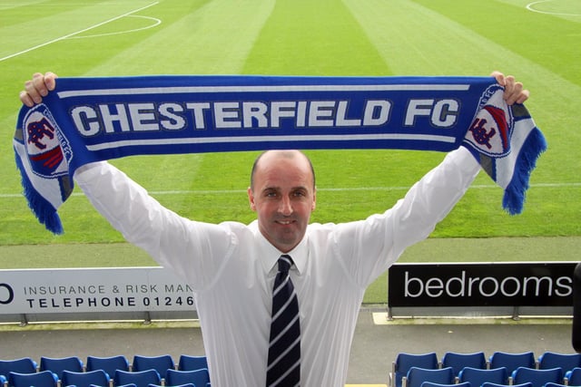 Cook arrived to replace Sheridan and took Chesterfield to eighth in the final standings, before then leading a memorable title campaign the following season. He'd then take Chesterfield to the League One play-offs where they'd lose out to Preston North End, with Cook soon departing for Portsmouth...