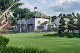 The £16.5m Dunluce Lodge, Portrush will see the creation of a 35-room luxury complex overlooking the fourth fairway at Royal Portrush Golf Club. Pictures by Maxwell & Company