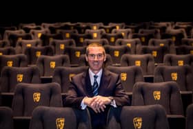 Gilbert-Ash managing director , Ray Hutchinson at the launch of Building Culture at BAFTA