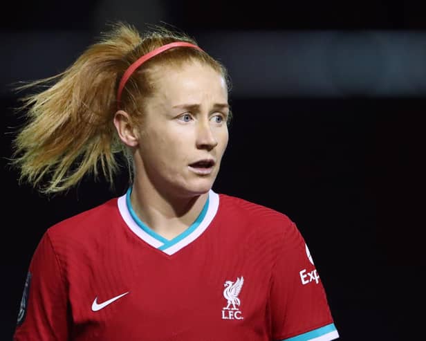 Rachel Furness, who has left Women's Super League side Liverpool by mutual consent.